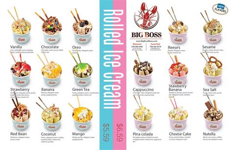 Rolled Ice Cream- New Flavors - Big Boss Forest Park