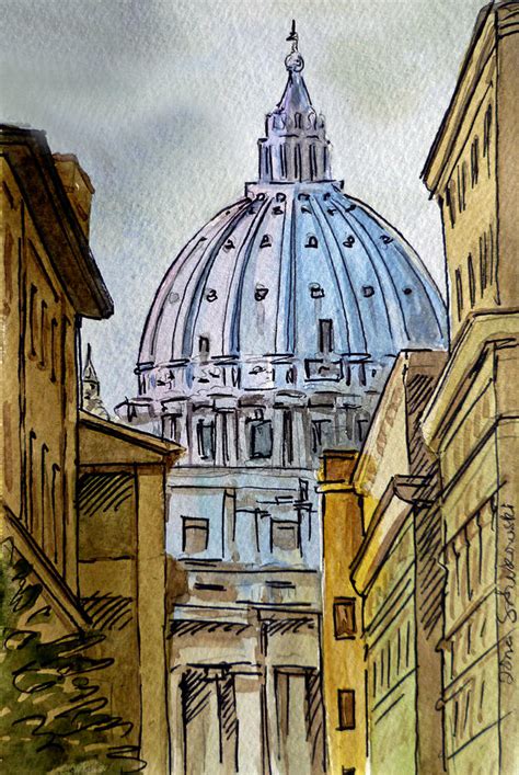 Vatican City Painting by Irina Sztukowski - Fine Art America