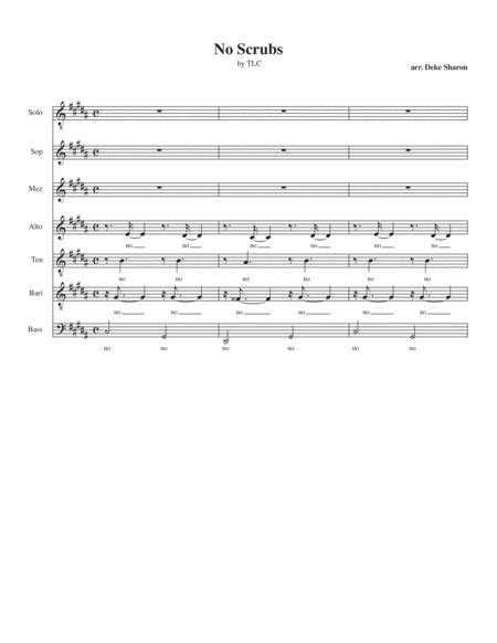 No Scrubs Free Music Sheet - musicsheets.org