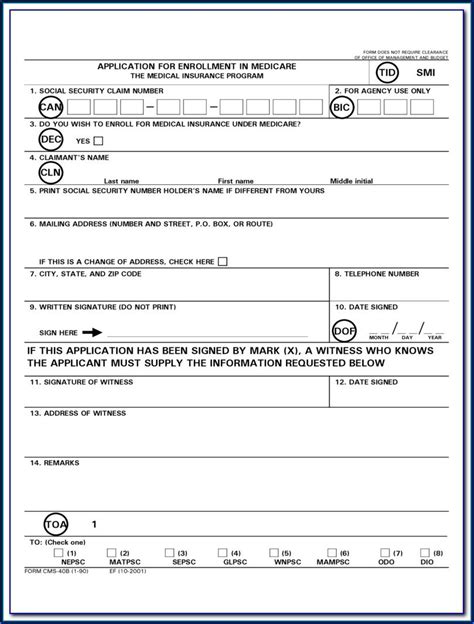 Social Security Medicare Part B Forms - Form : Resume Examples #xz20Q5Z9ql