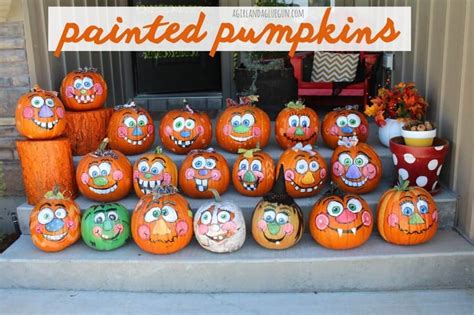 Painted Pumpkin Faces