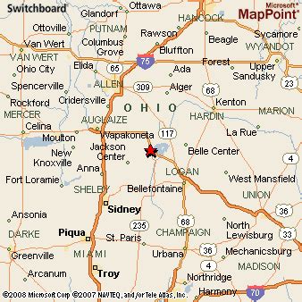 Lakeview, Ohio Area Map & More