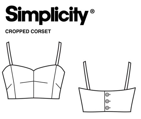 Cropped Corset | Cute crop tops, Upcycle clothes, Pattern making