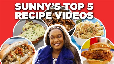 Top 5 Sunny Anderson Recipe Videos of All Time | Food Network - YouTube