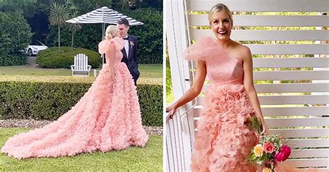 A Woman Wore A Pink Dress At Her Wedding in Defiance Of Tradition ...