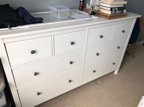 White Hemnes Ikea 8 drawer dresser | in Putney, London | Gumtree