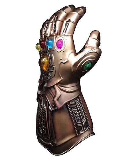 Marvel Avengers Infinity War Thanos Infinity Gauntlet Left Hand Glove 35 Cms. Action Figure ...