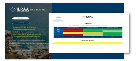 Risk Matrix With Automated Color Assignment - Etsy