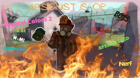 Roblox Tc2 Arsonist