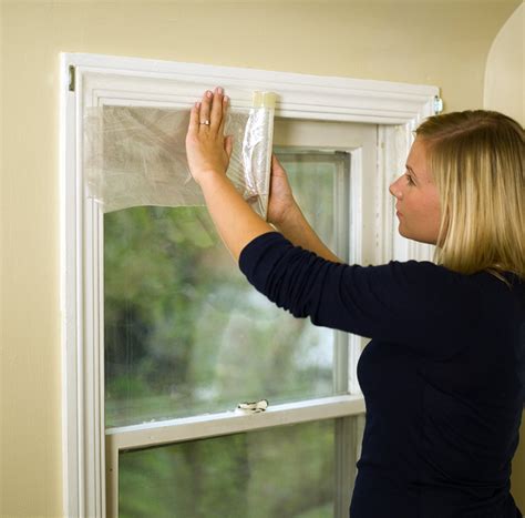 Plastic on Windows - Save Money in Winter - Heating Bill