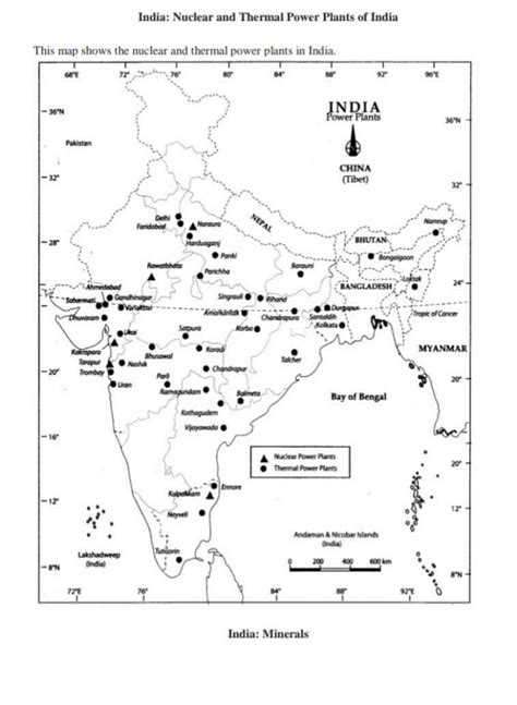 Located on india political map narora and tarapur nuclear power plant ...