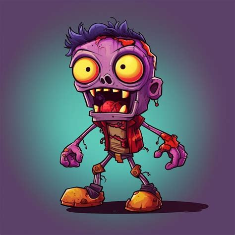 Premium AI Image | Cartoon zombie