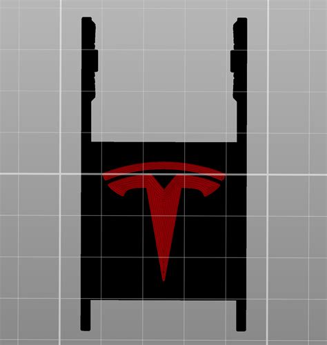 Tesla Logo - Foldable Phone Stand by mscalora | Download free STL model | Printables.com