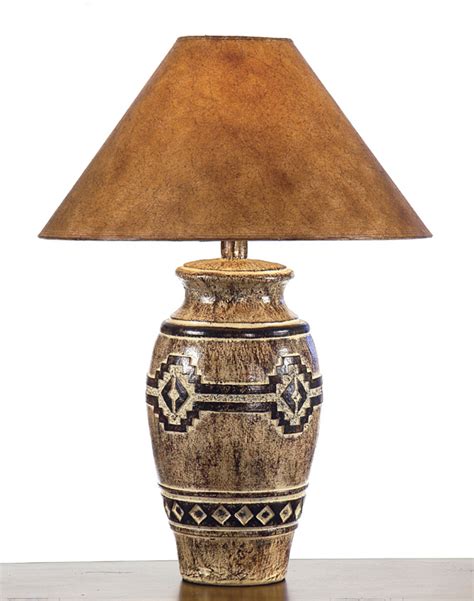 Southwest Lamps, AH-6188-DSB Southwestern Style Table Lamp