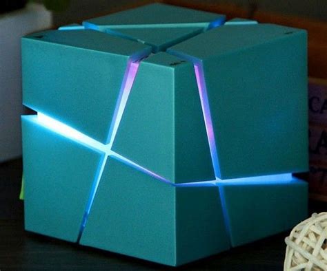 LED Bluetooth Cube Speaker | Cube, Wireless speakers bluetooth, Rubiks cube