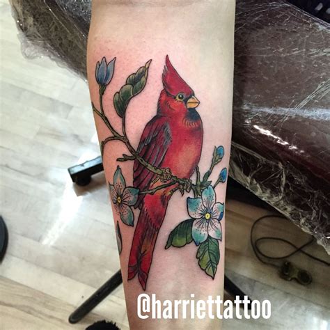 Bird Cardinal tattoo … | Red bird tattoos, Cardinal tattoos, Bird ...