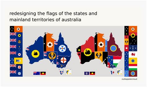 Australian State Flag Redesign, HD Png Download - kindpng