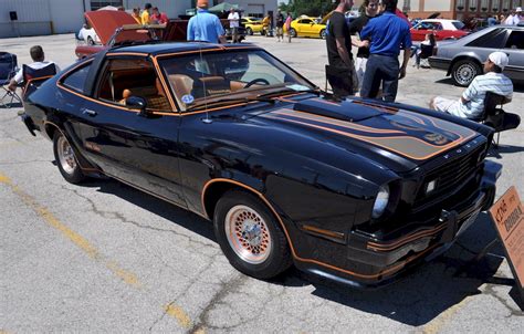 Black 1978 Ford Mustang II King Cobra Hatchback