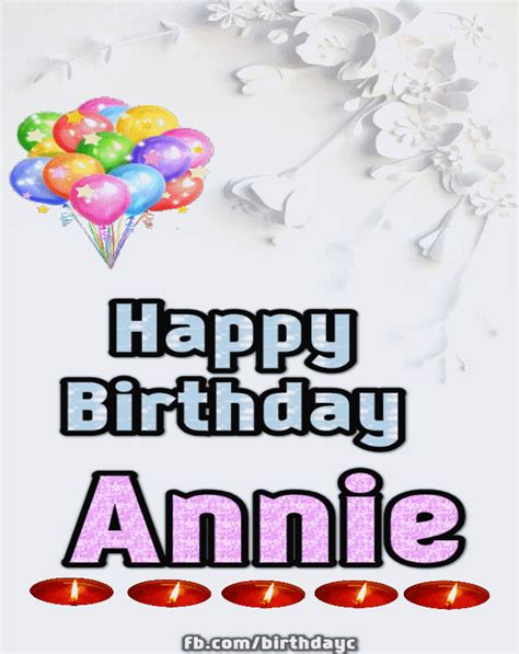 Happy Birthday Annie image gif