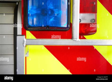 Fire and rescue, fire engine detail, ladder, fire engine Stock Photo - Alamy