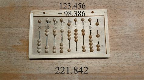 Roman Abacus - Number representation and Addition - YouTube