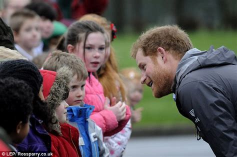 Prince Harry entertains primary school pupils in Lancashire | Daily Mail Online