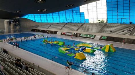 Competition pool, Aquatic Centre, Olympic Park, Stratford, UK. | Stratford, Pool, Olympics