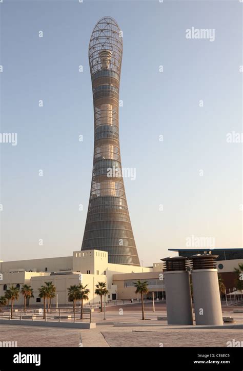 The Aspire tower in Doha Sports City Complex, Qatar Stock Photo - Alamy