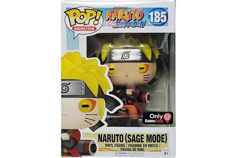 Funko Pop! Animation Naruto Shippuden Naruto (Sage Mode) Gamestop Exclusive Figure #185 - US