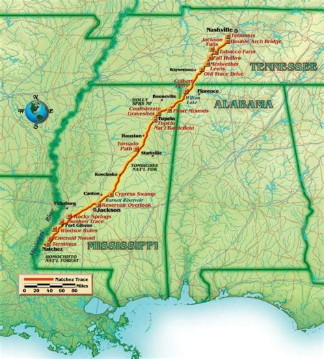 Natchez Trace Parkway Guide – RV For Cheap And Visit Historical Sites # ...