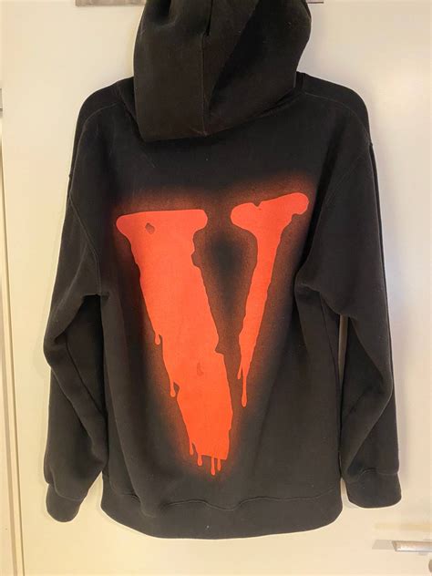 Vlone Vlone X Nav Drip Hoodie Black Medium | Grailed