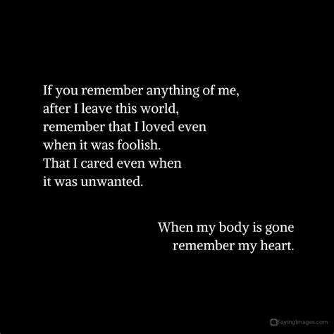 70 Heart-Stirring When I'm Gone Quotes - SayingImages.com