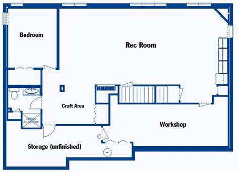 Finished Basement Floor Plans