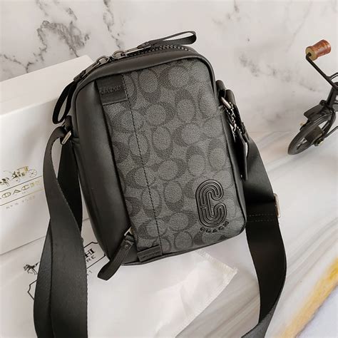 Buy Coach Black Messenger Bag (With Box) - Online