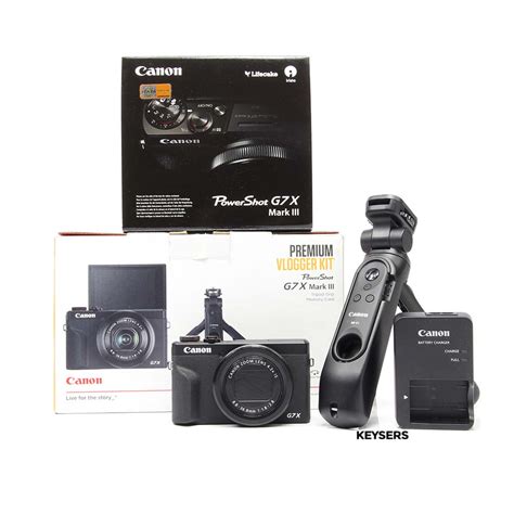 USED: Canon PowerShot G7 X Mark III Premium Vlogger Kit | Keysers