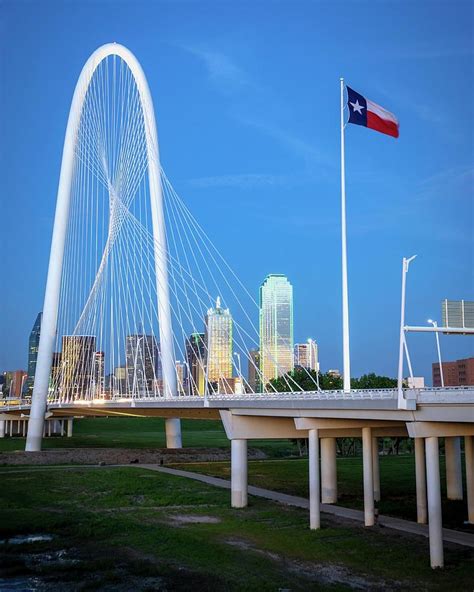 Margaret Hunt Hill Bridge In Dallas Photograph by Harriet Feagin