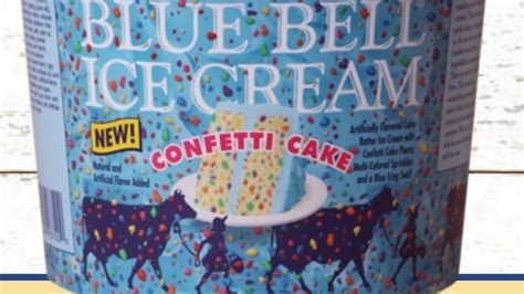 Petition · Blue Bell Confetti Cake ice cream , PINT SIZE · Change.org