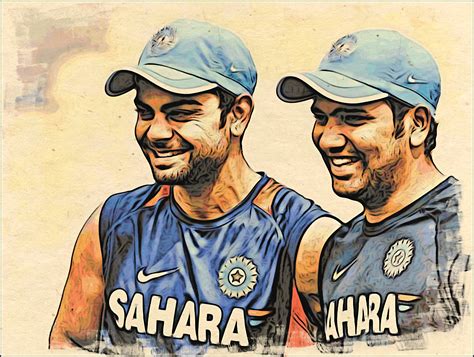 Cricket = Action = Art: The Virat and Rohit Show