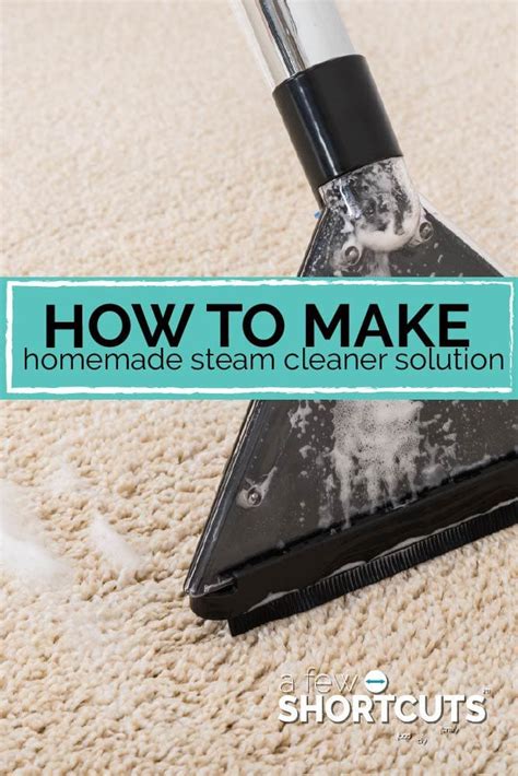 How to Make Homemade Steam Cleaner Solution - A Few Shortcuts