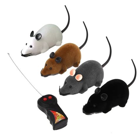 New RC Toy Wireless Remote Control Rat Mouse Electronic RC Mice Funny ...