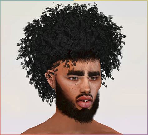 Curl Fro | Sims 4 hair male, Sims 4 afro hair, Sims 4 afro hair male