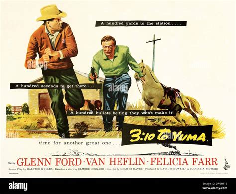 1950s movie poster - 3-10 to Yuma (Columbia, 1957). Vintage film poster ...