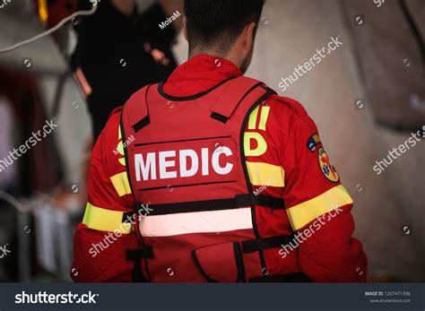 Details Paramedic Uniform Romanian Emergency Rescue Stock Photo ...