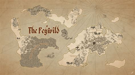 Map of my Campaign's Feywild : wonderdraft