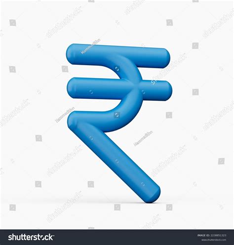 3d Currency Icon Symbols Sign Indian Stock Illustration 2238851323 ...