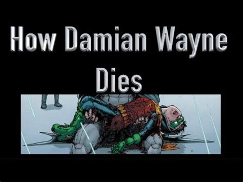 How Damian Wayne Died - YouTube