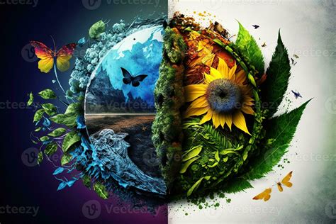 International Day for Biological Diversity abstract illustration 23929535 Stock Photo at Vecteezy