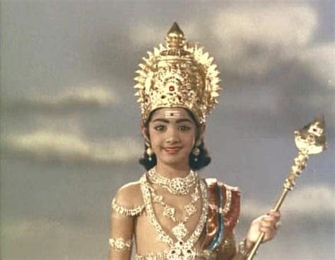 Sridevi: Sridevi as a child artist in Tamil film Thunaivan (1969)