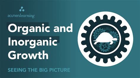 Organic and Inorganic Growth - YouTube