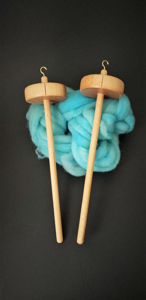 Drop Spindle / Drop Spindle Kit / Refill Wool for Spinning or Felting / Spinning Kit for ...